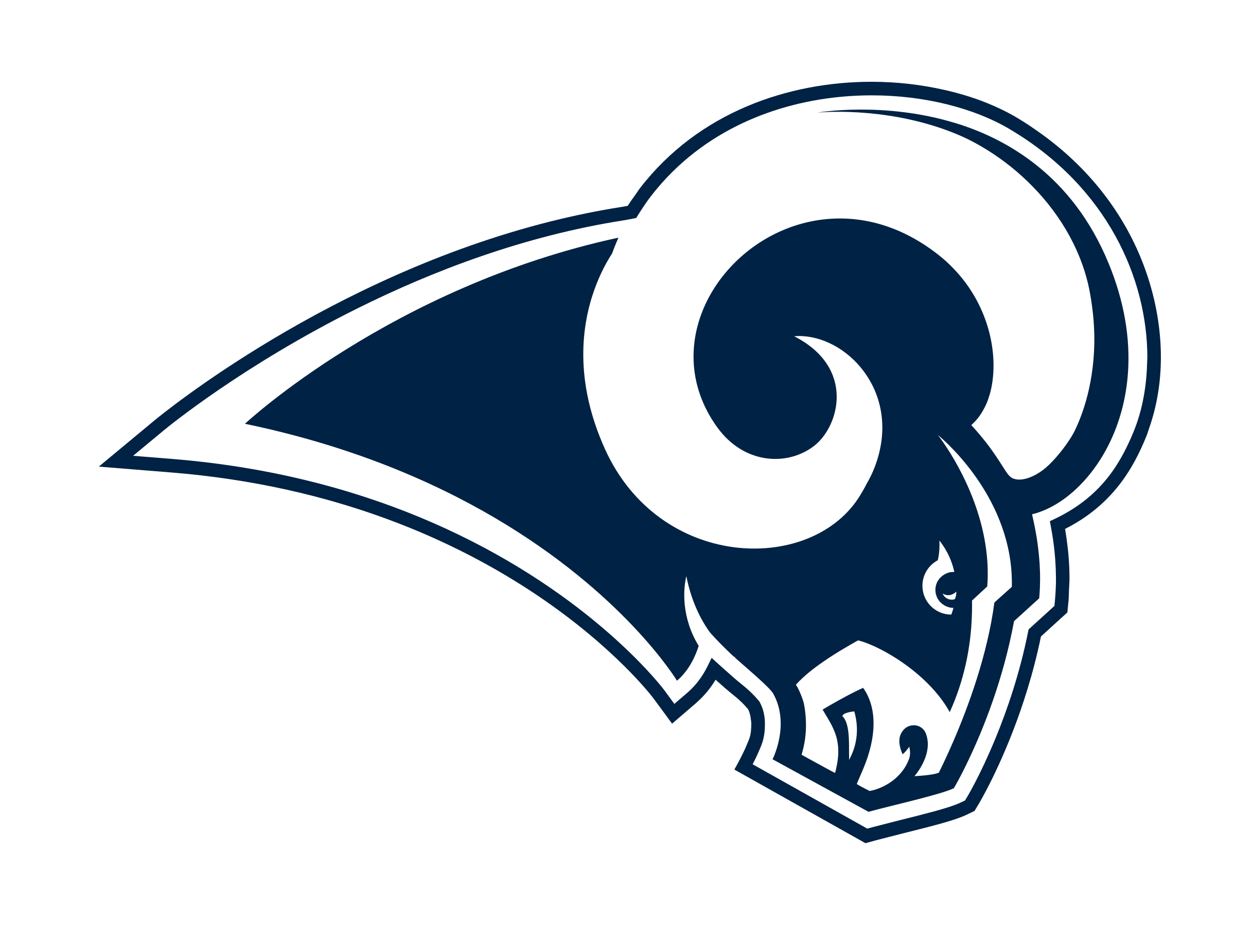 Rams Helmet Logo - Los Angeles Rams Logo PNG Transparent & SVG Vector - Freebie Supply