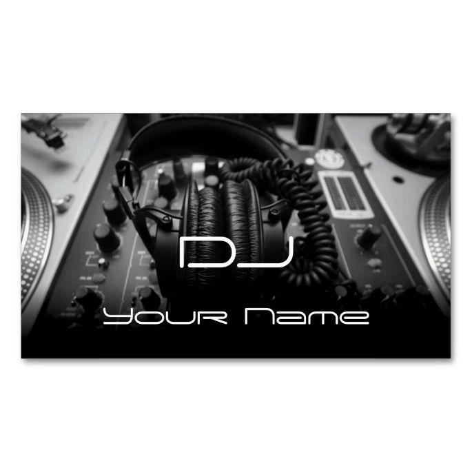 Make Your Own DJ Logo - DJ Business Card. DJ Business Cards. Dj business cards