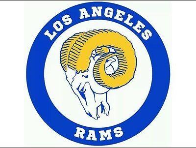 LA Rams Logo - VINTAGE LA RAMS logo car window decal - NFL Los Angeles Rams - $7.00 ...