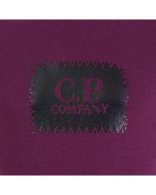 Purple Company Logo - C P Company Box Logo T-shirt in Purple for Men - Lyst