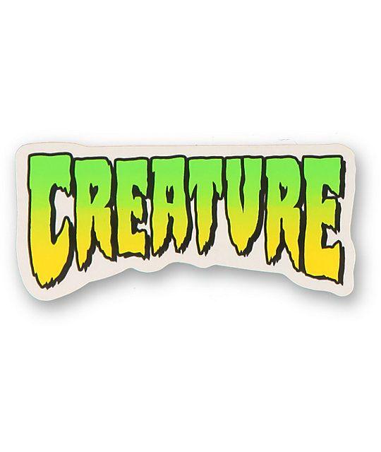 Creature Logo - Creature Logo Decal Sticker | Zumiez