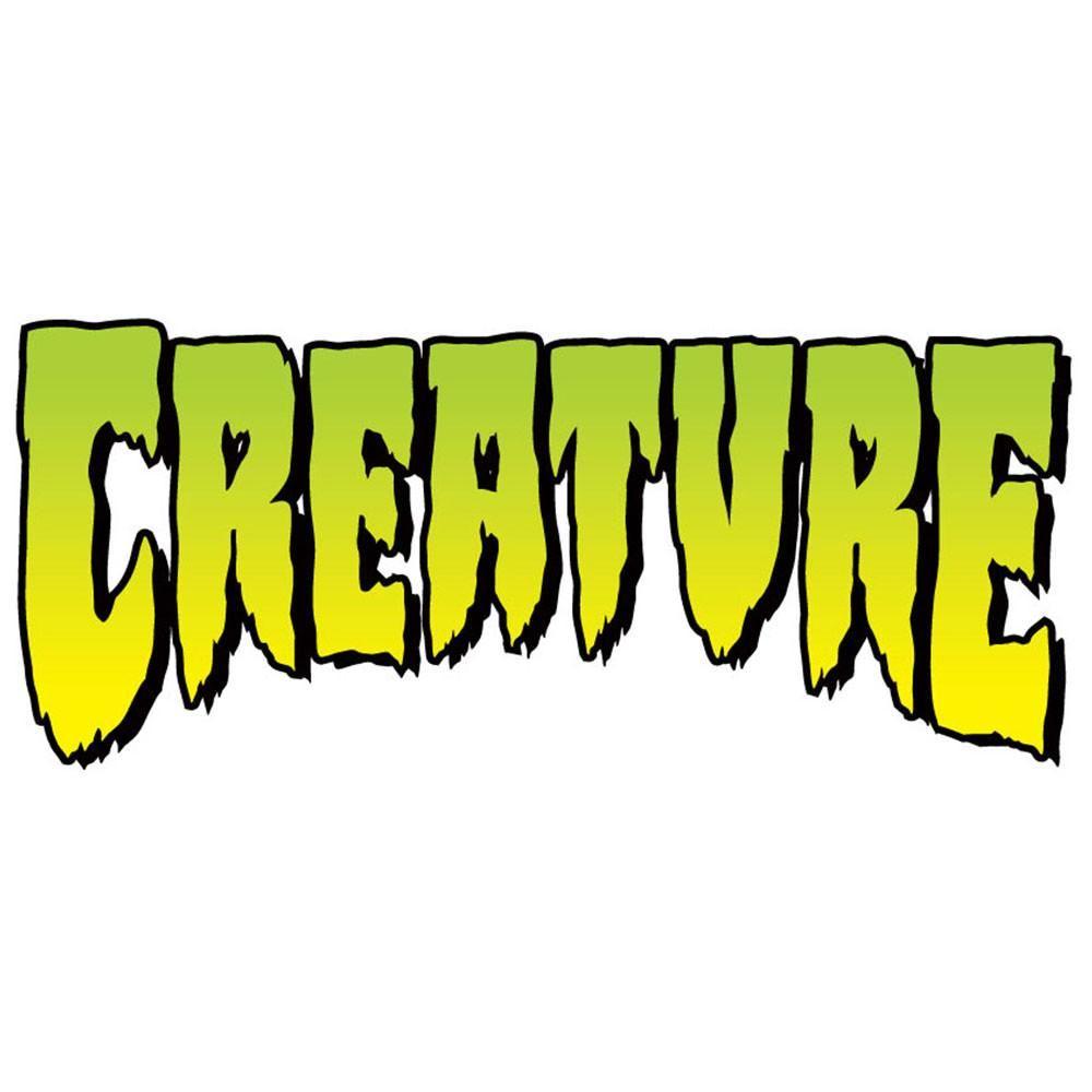 Creature Logo - Creature Logo Decal Sticker - Green - 12in x 5.5in – SkateAmerica