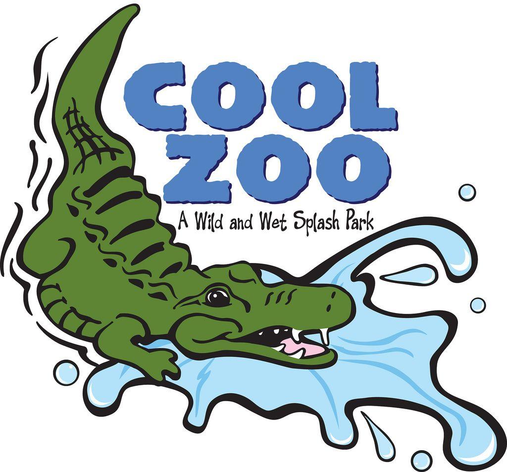 Cool Crocodile Logo - Cool Zoo Logo. Cool Zoo, a wild and wet splash park at Audu