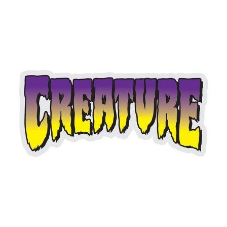 Creature Logo - Creature Skateboards: Logo Sticker 5 In X 2.25 In PK 25