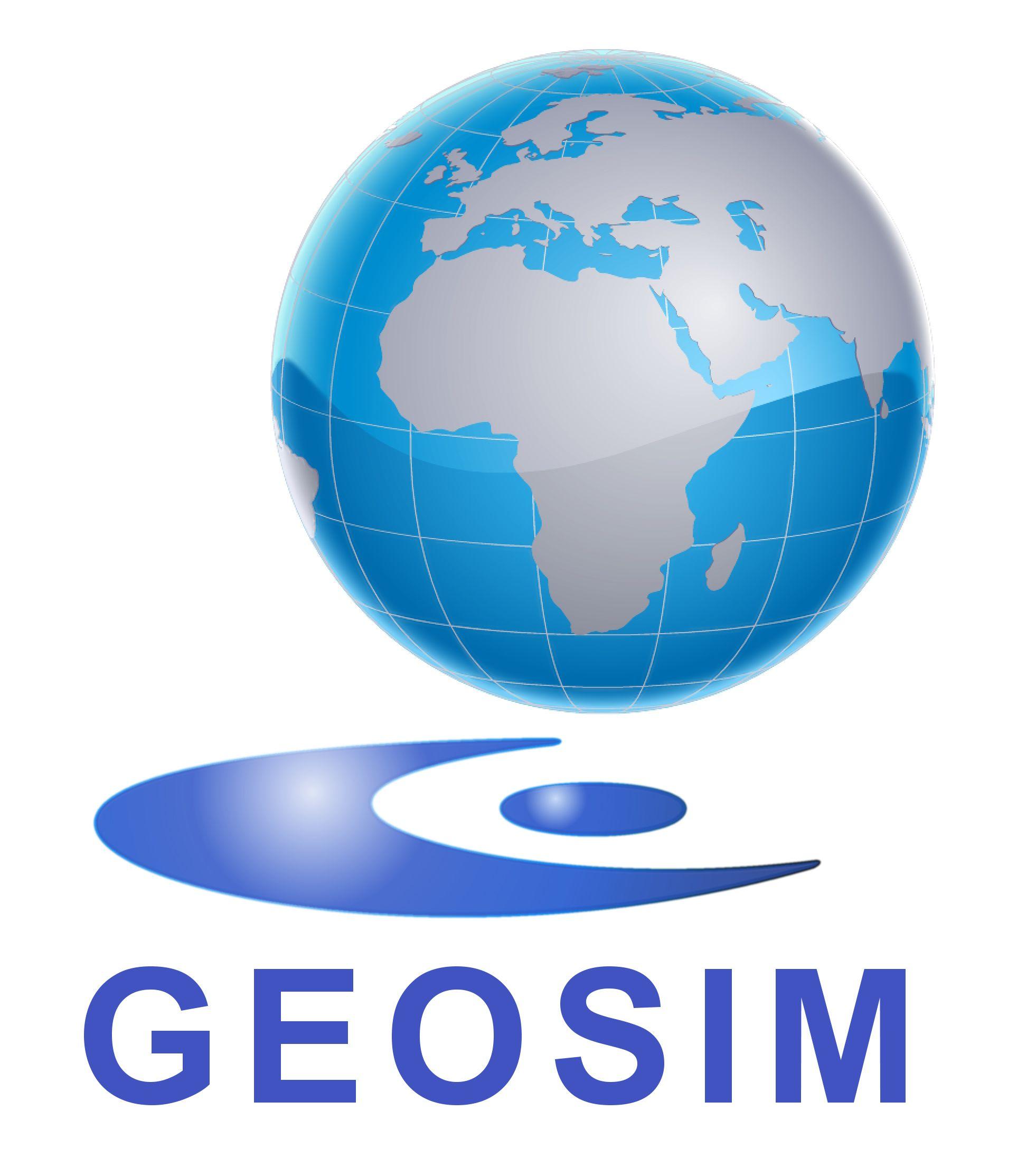 World Global Logo - GeoSIM Logo