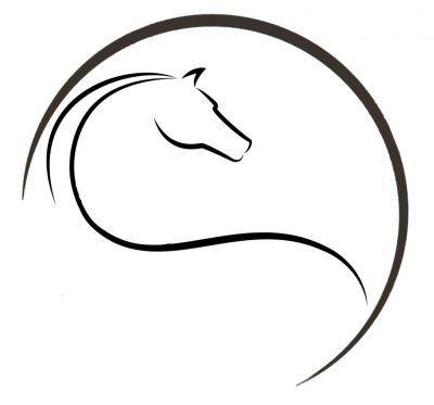 Horse in Circle Logo - FREE Healing with Horse Telesummit 2017 - Trish Broersma / Green Horse