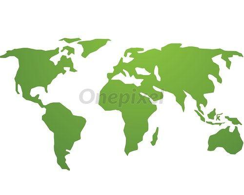 World Global Logo - World global green vector logo