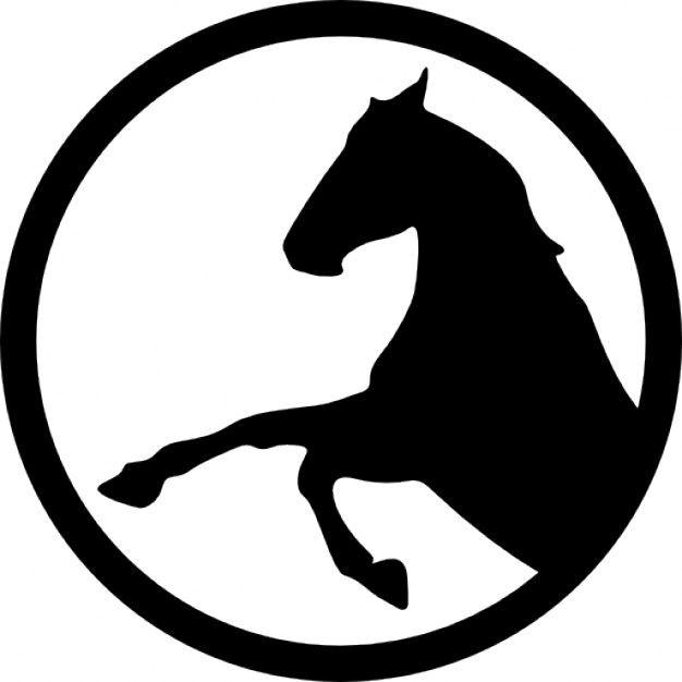 Horse Circle Logo - Pictures of Black Horse Circle Logo - kidskunst.info