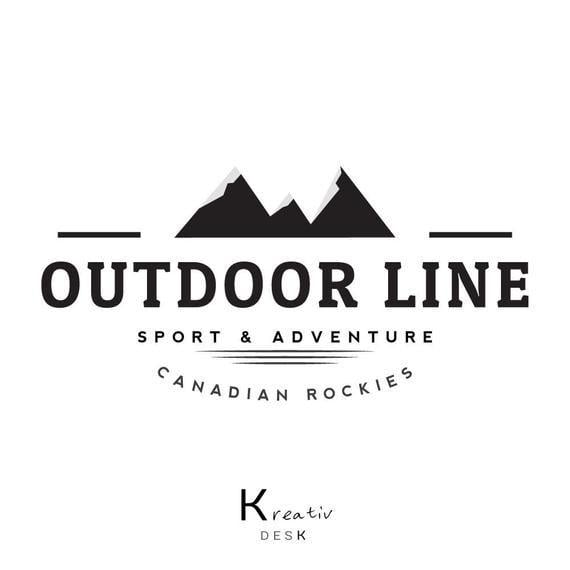 Sports Brand Mountain Logo - Mountain Logo. Outdoor Logo. Sport Logo. Apparel Logo. Nature | Etsy