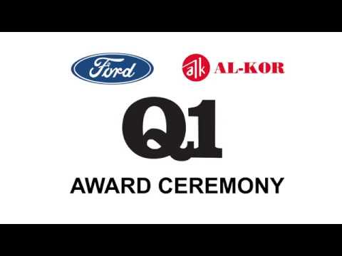 Ford Q1 Logo - AL KOR GROUP Q1 Award Ceremony ( Ford Q1 Ödül Töreni )