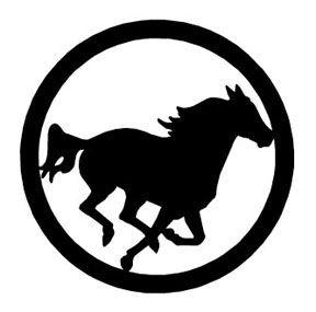Horse Circle Logo - Cowboy Ranch Brands, American Cattle Ranch Brands, Western