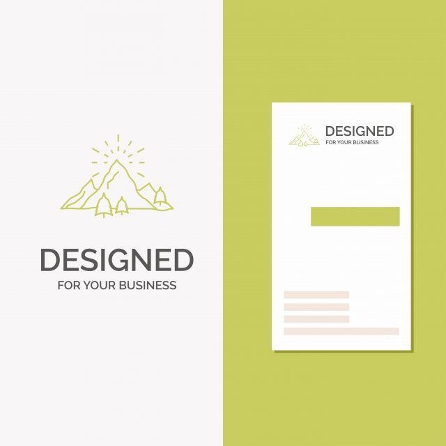Mountain Business Logo - business logo for hill,landscape,nature,mountain,fireworks Template ...