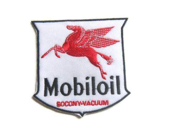 Mobil Oil Pegasus Logo - Mobiloil Mobil Oil Pegasus Logo | Etsy
