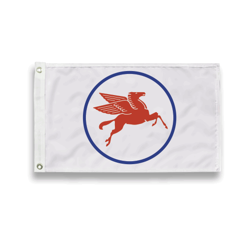 Mobil Horse Logo - Mobil Horse Flag