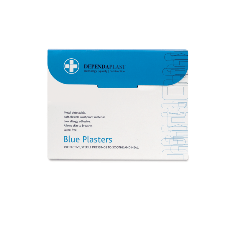 Blue Beaumont Logo - Beaumont Blue Detectable Plasters x 25mm Food Hygiene