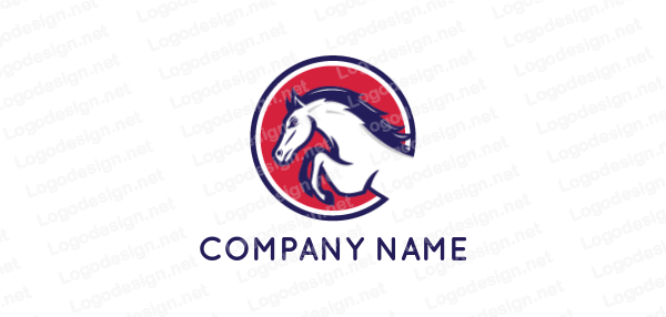 Horse Circle Logo - jumping horse in circle | Logo Template by LogoDesign.net