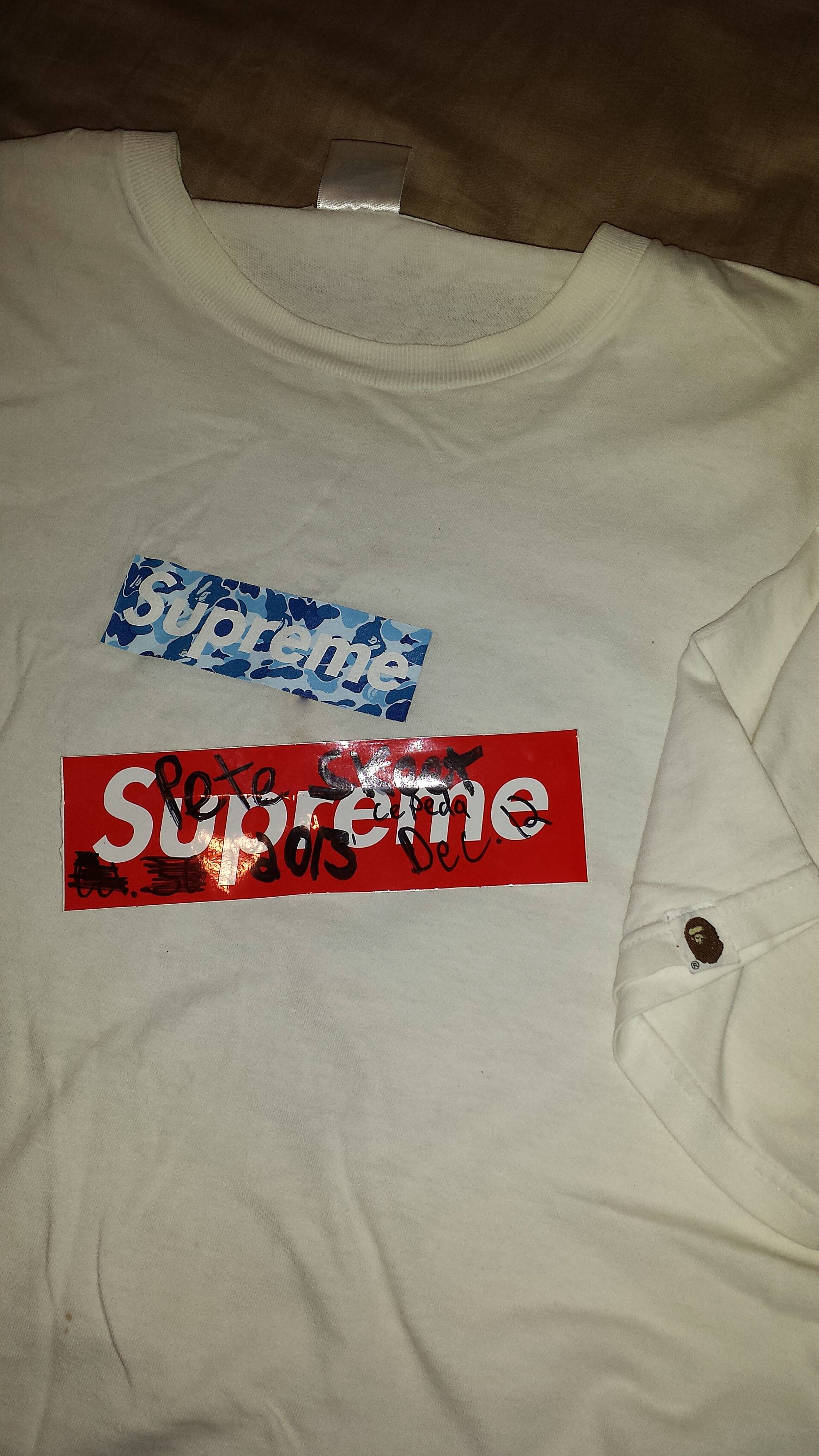 BAPE X Supreme Box Logo - F/S only) bape x supreme box logo tee : supremeclothing