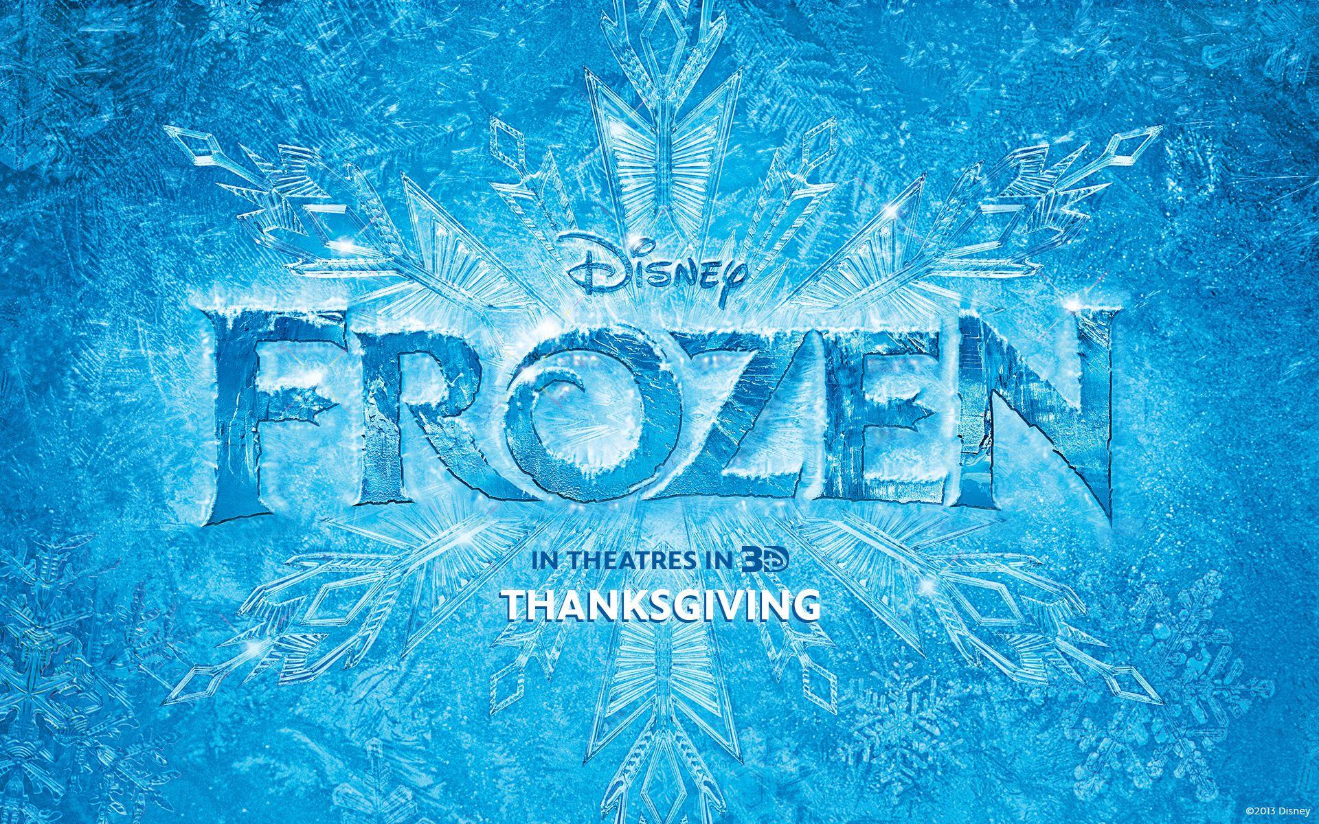 Disney Frozen Logo - Title Logo for Disney's Frozen Desktop Wallpaper