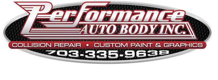 Custom Body Shop Logo - Performance Auto Body, Inc. Manassas Park, VA Auto Body Services
