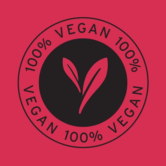 Red Vegetarian Logo - What makes us a 100% vegetarian beauty brand