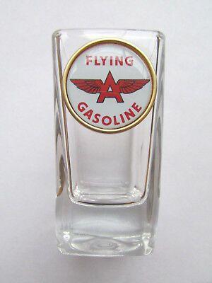 Flying a Gas Logo - FLYING A GAS Shot Glass , Flying A Gasoline Logo Shot Glasses ...