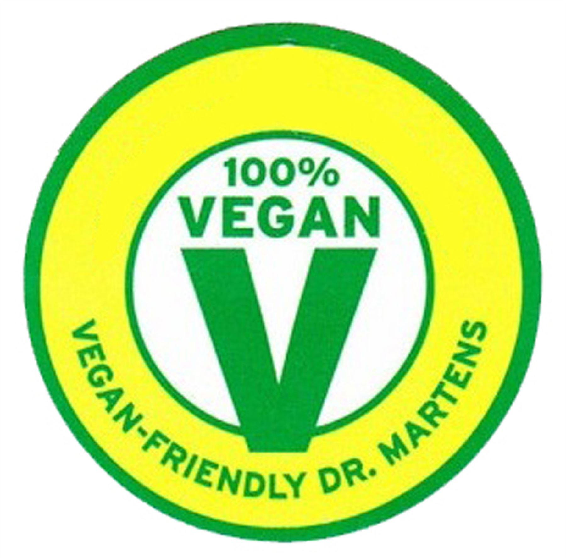 Red Vegetarian Logo - Dr Martens Unisex 3989 Vegan Cherry Red Cambridge Brush Vegetarian ...