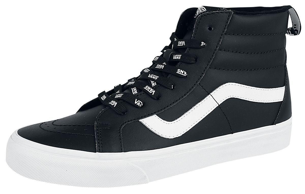 Black Off the Wall Vans Logo - SK8-Hi Reissue OTW Webbing | Vans Sneakers High | EMP