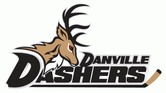 Donkey Sports Logo - Danville Dashers Primary Logo Hockey League (FHL)