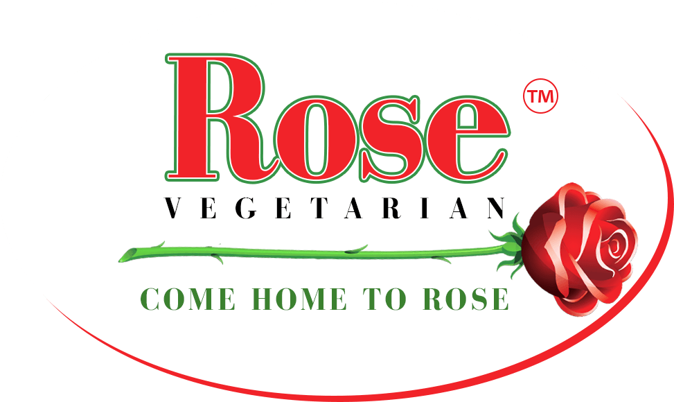 Red Vegetarian Logo - Rose Restaurant