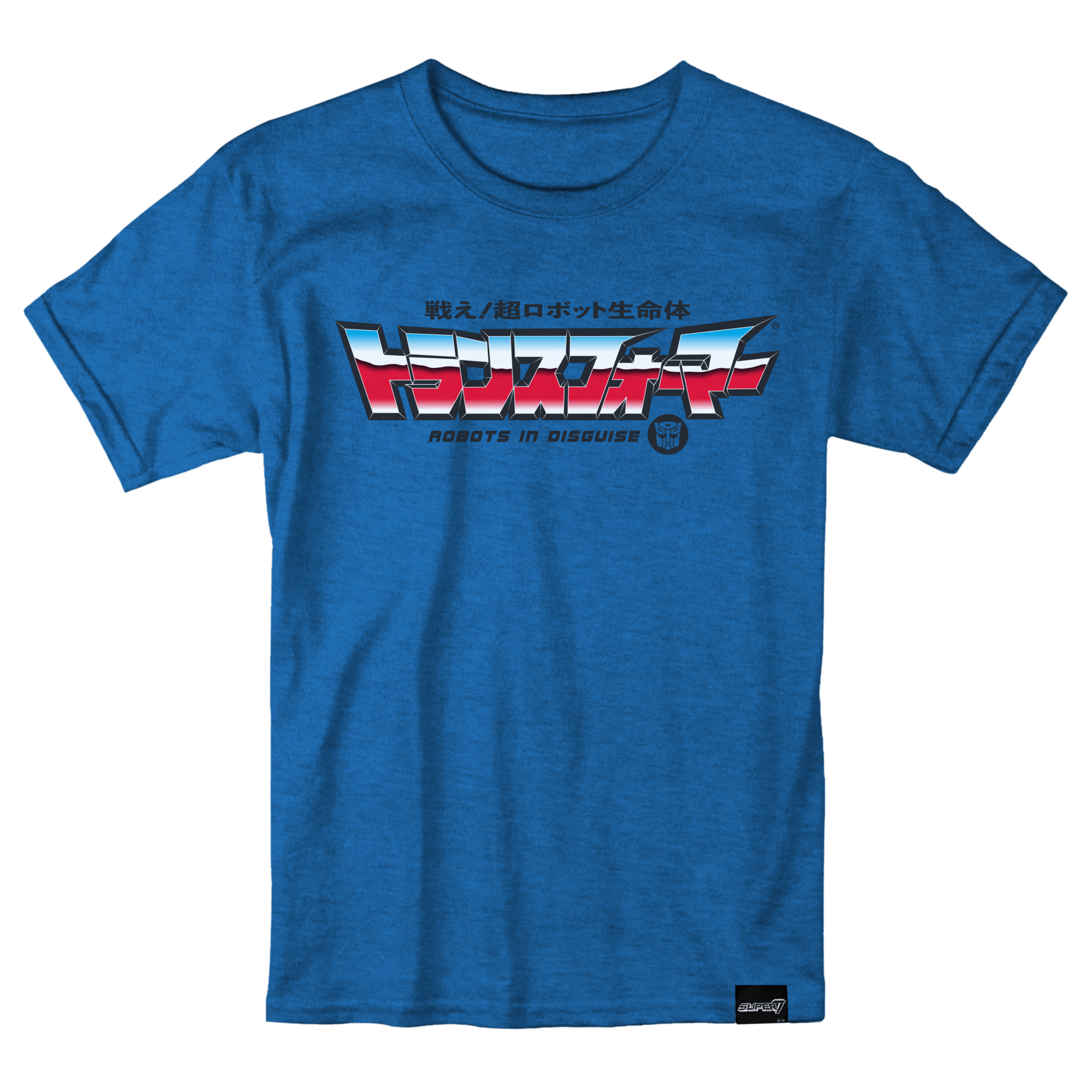 Blue Japanese Logo - Transformers T-Shirt - Japanese Logo – Super7