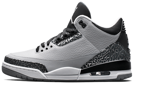 Grey and Black Jordan Logo - Air Jordan 3 Retro & OG Collection. Jordan.com