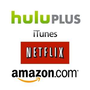 Hulu and Hulu Plus Logo - Hulu Plus vs. iTunes vs. Netflix vs. Amazon Instant Video: Which Is