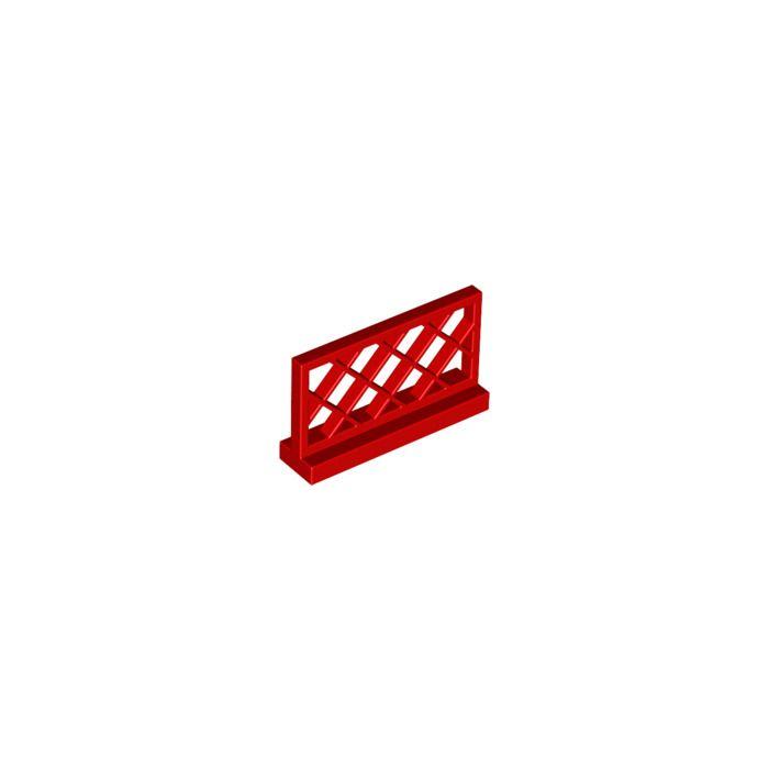 Red Fence Logo - LEGO Red Fence Lattice 1 x 4 x 2 (3185) | Brick Owl - LEGO Marketplace