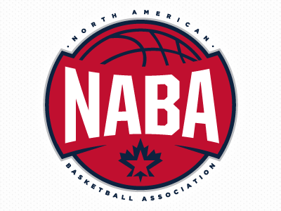 Basketball League Logo - North American Basketball Association by Clif Dixon | Dribbble ...