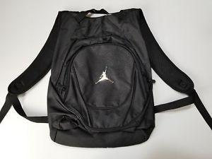 Grey and Black Jordan Logo - NIKE Jordan Jumpman 23 Backpack - Raised Air Jordan Logo - Black ...