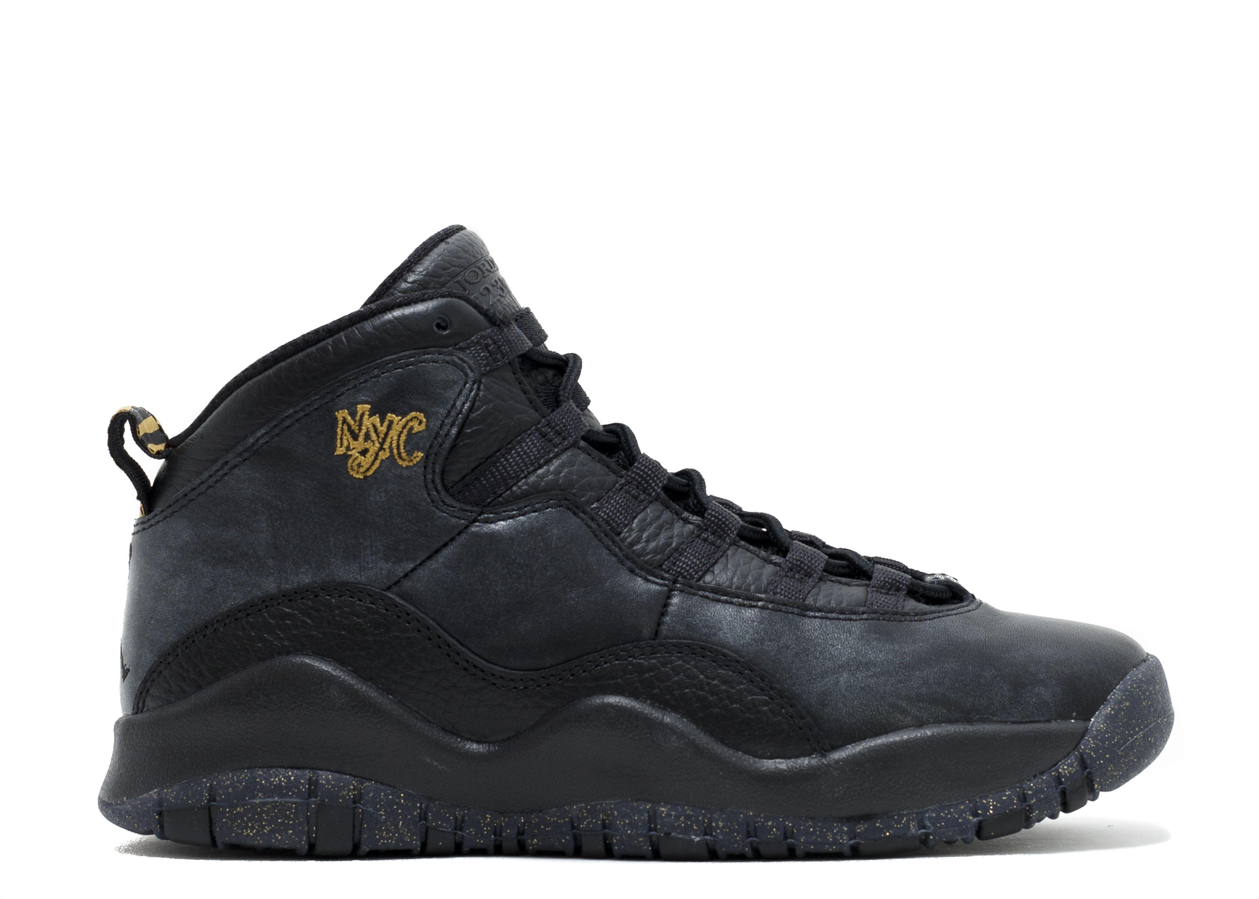 Grey and Black Jordan Logo - Air Jordan 10 (X) Shoes