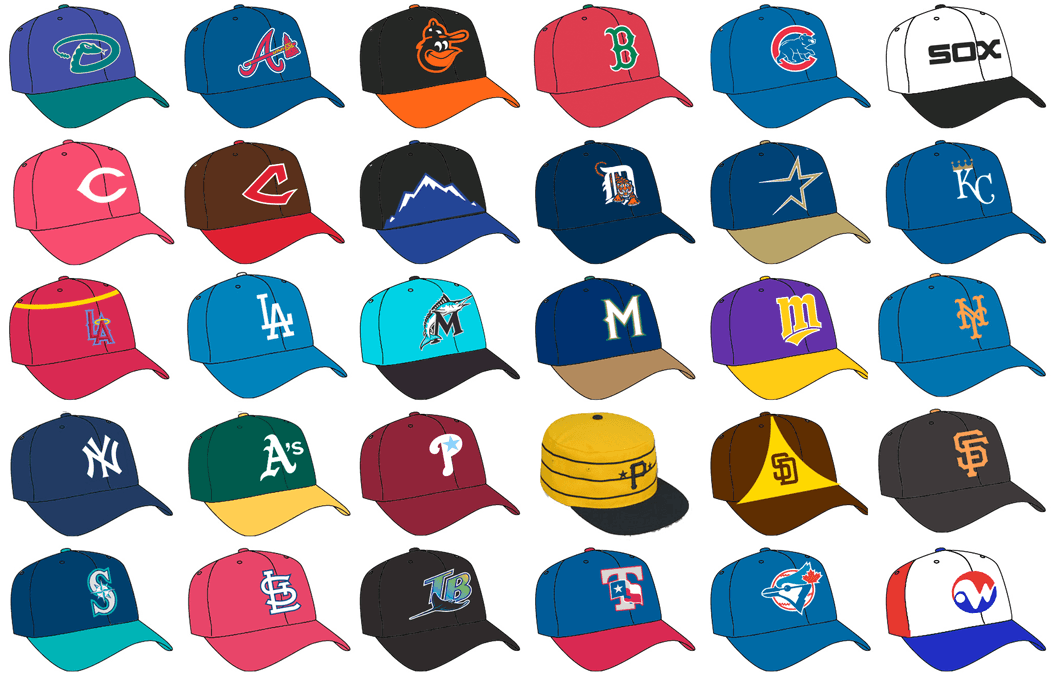 Old MLB Logo - What the MLB caps should look like - Concepts - Chris Creamer's ...