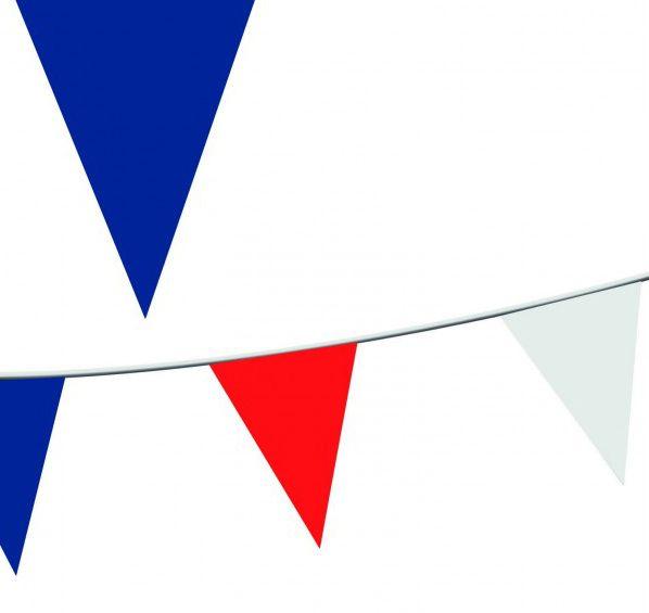 Red White Blue C Logo - 100m Red White and Blue Bunting