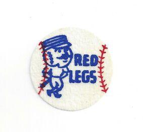 Old MLB Logo - 1960's Cincinnati Redlegs vintage felt patch 2 old MLB rare logo