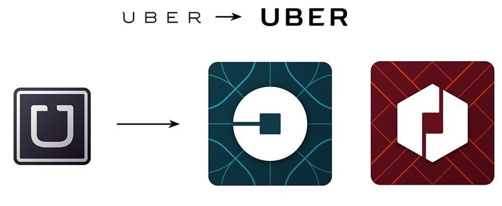 Uber Tech Logo - Uber Redesigns its Logo to Represent Bits & Atoms in Tech!