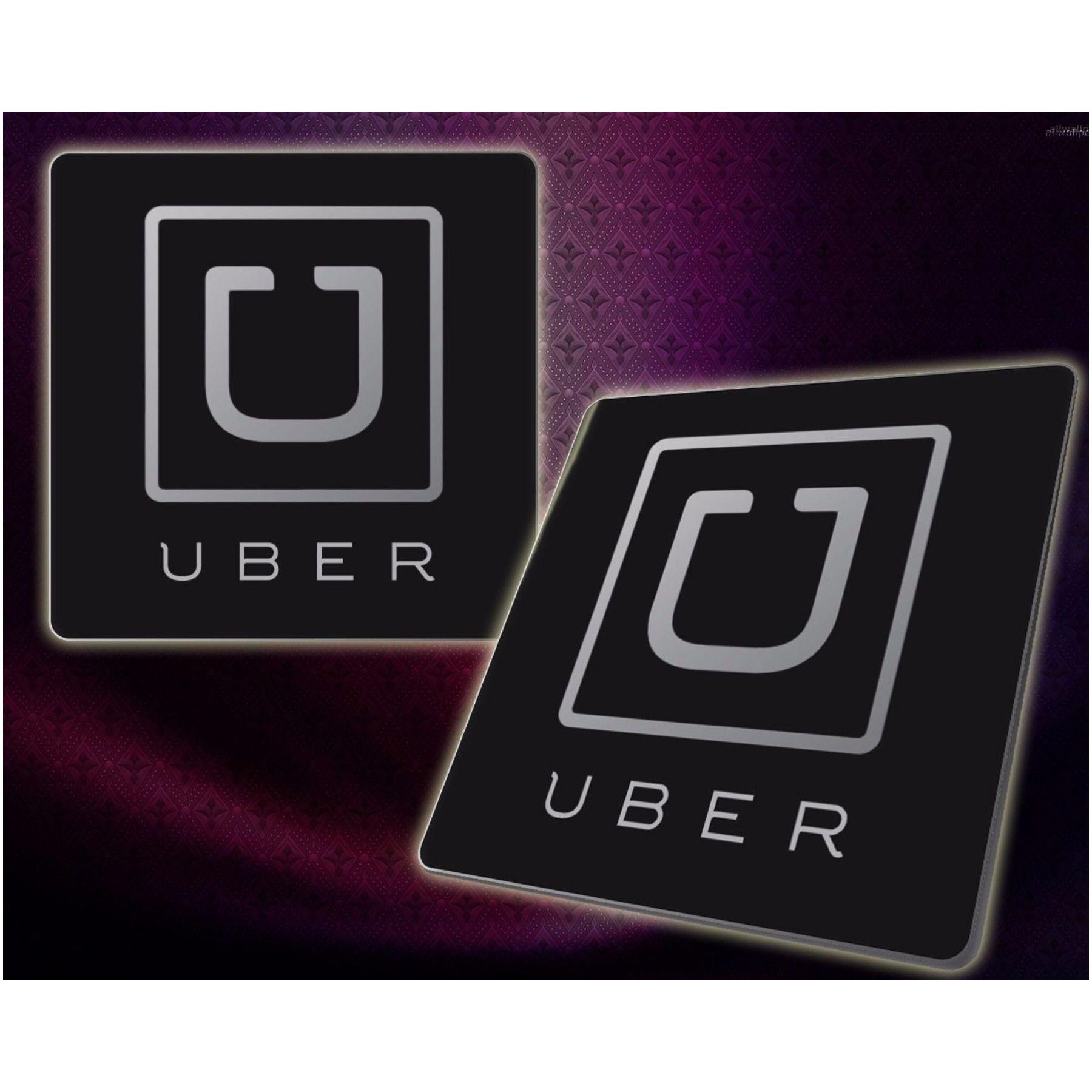 Uber Large Logo - Zone Tech 2x Large UBER Car Magnets 8x8 Black Logo Vehicle Magnetic ...