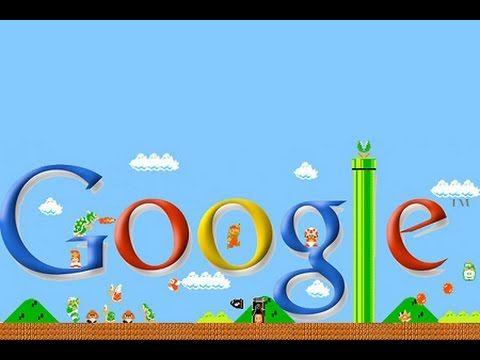 Super Mario Google Logo - Super Mario Bros 30th Anniversary - Google Easter Egg - YouTube