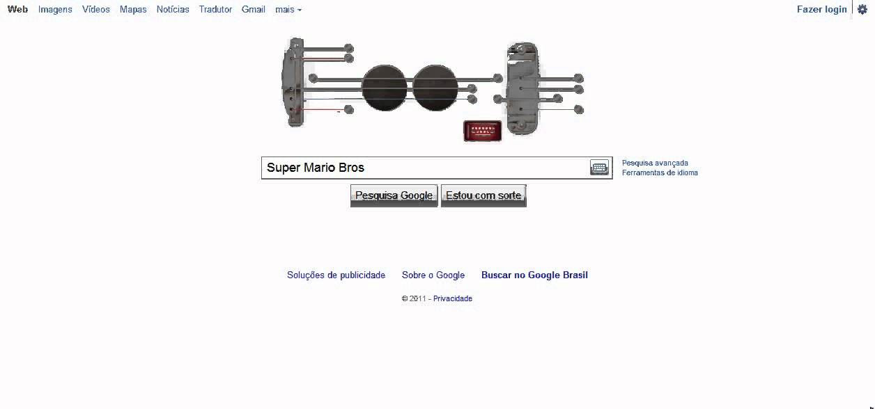 Super Mario Google Logo - Google Doodle Mario Bros