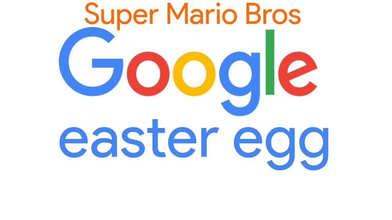 Super Mario Google Logo - Google Easter Egg Mario Bros
