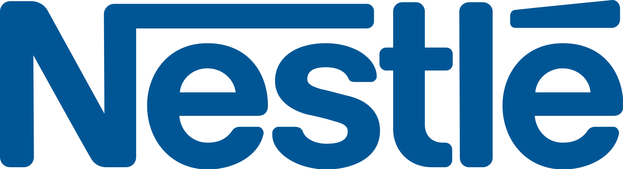 Nestlé Logo - File:Nestle textlogo blue.svg - Wikimedia Commons