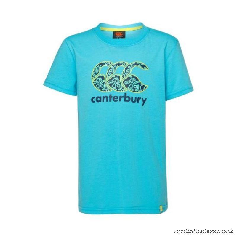 The Uglies Logo - Boys Turquoise Canterbury Uglies Logo Tshirt Concise 2018 Factory Price