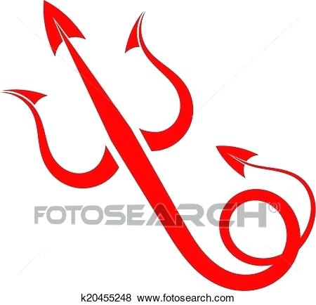 Red and White Spear Logo - Poseidon Spear Trident Isolated On White Stock Photo – RedBankTweed
