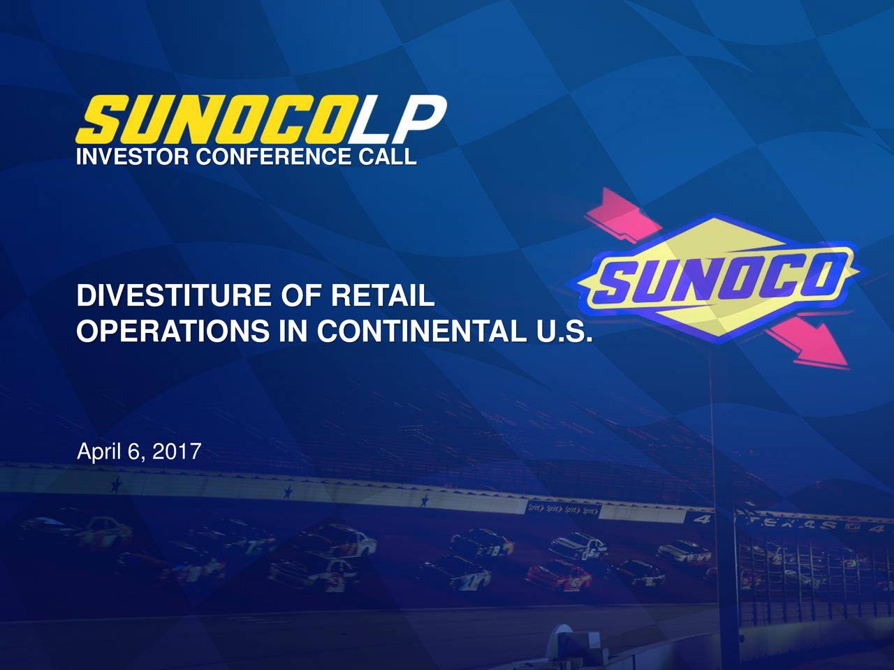 Sunoco Retail Logo - Sunoco LP (SUN) Presents On Divestiture of Retail Operations in ...