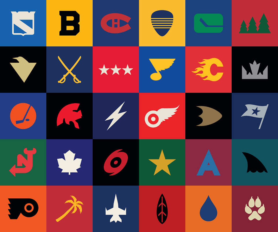 Current NHL Logo - NHL Logos Of All Time