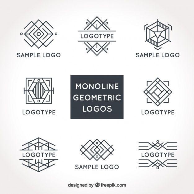 Modern Geometric Logo - Download Vector logo with the letter r